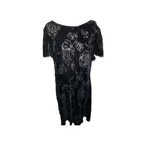 Black Floral allusion dress